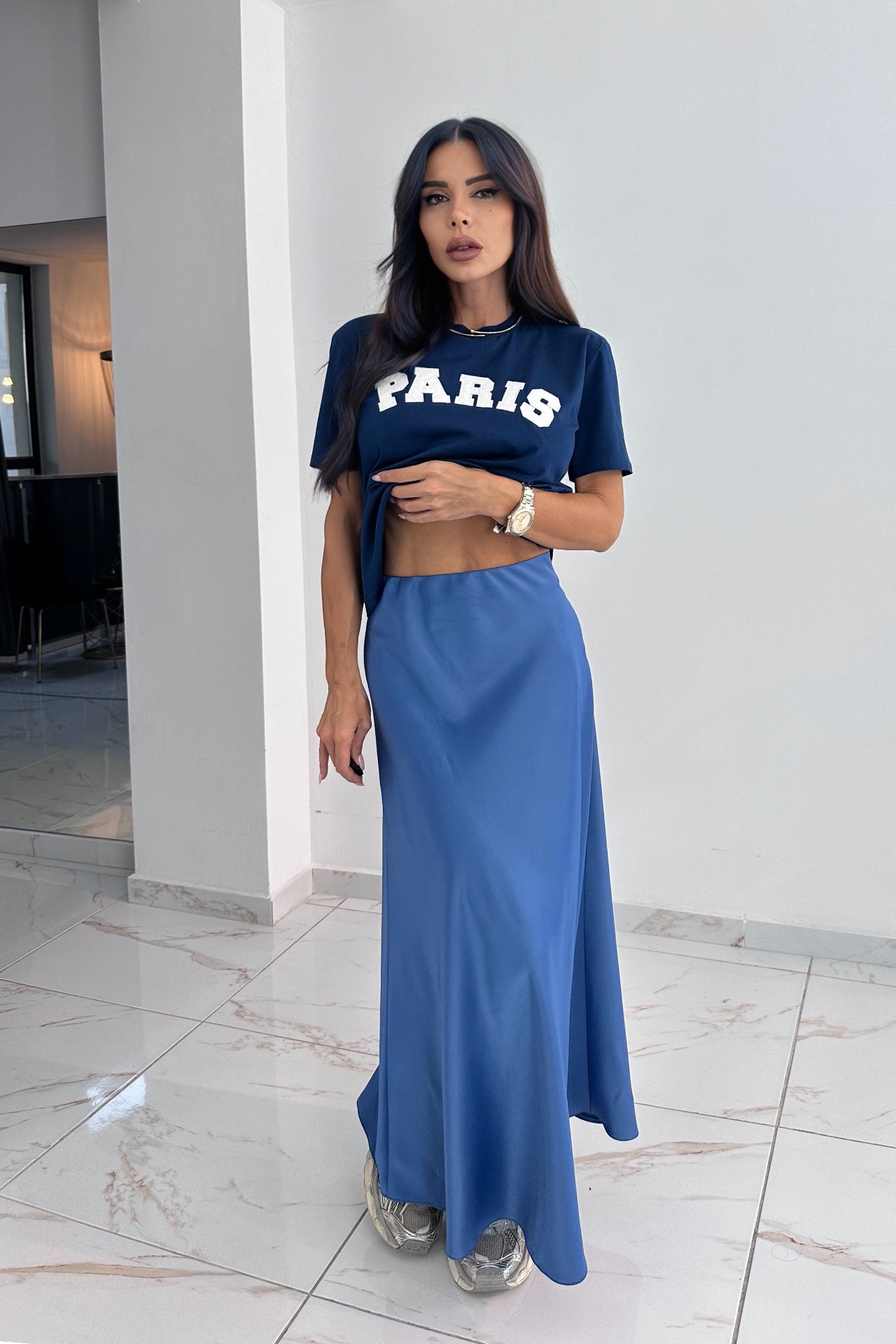 Bria skirt in blue