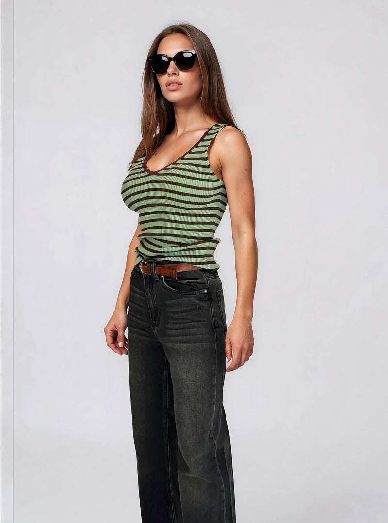 Топ Agnes in green