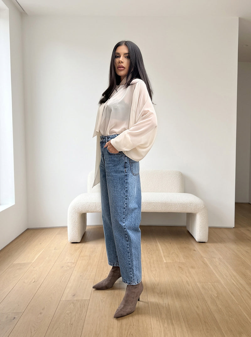 Дънки Barrel in Blue