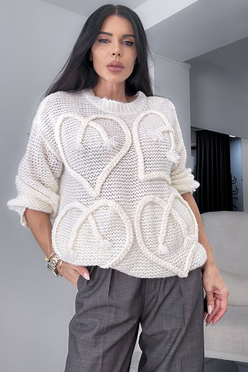 Пуловер/рокля Coeur Blanc