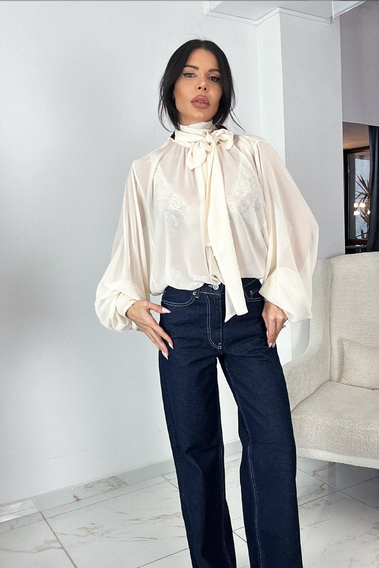 Блуза Amélie Crème