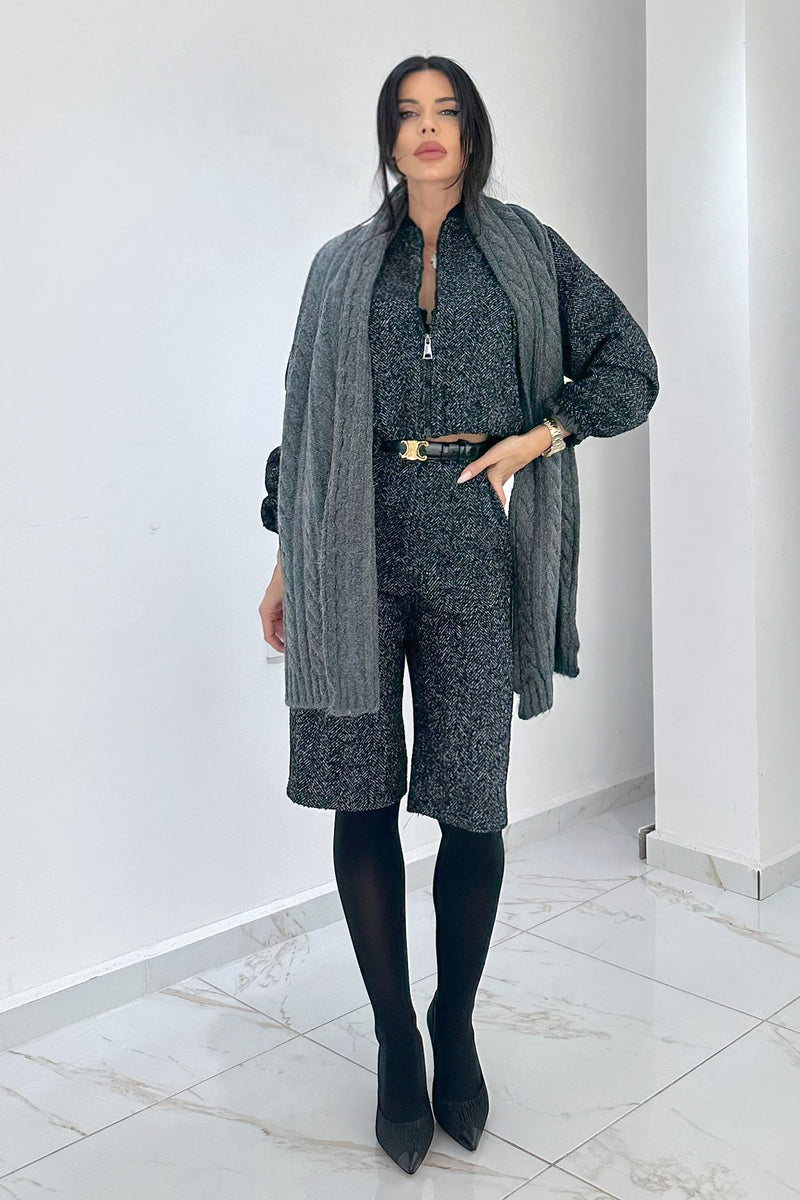 Шал Écharpe Grise