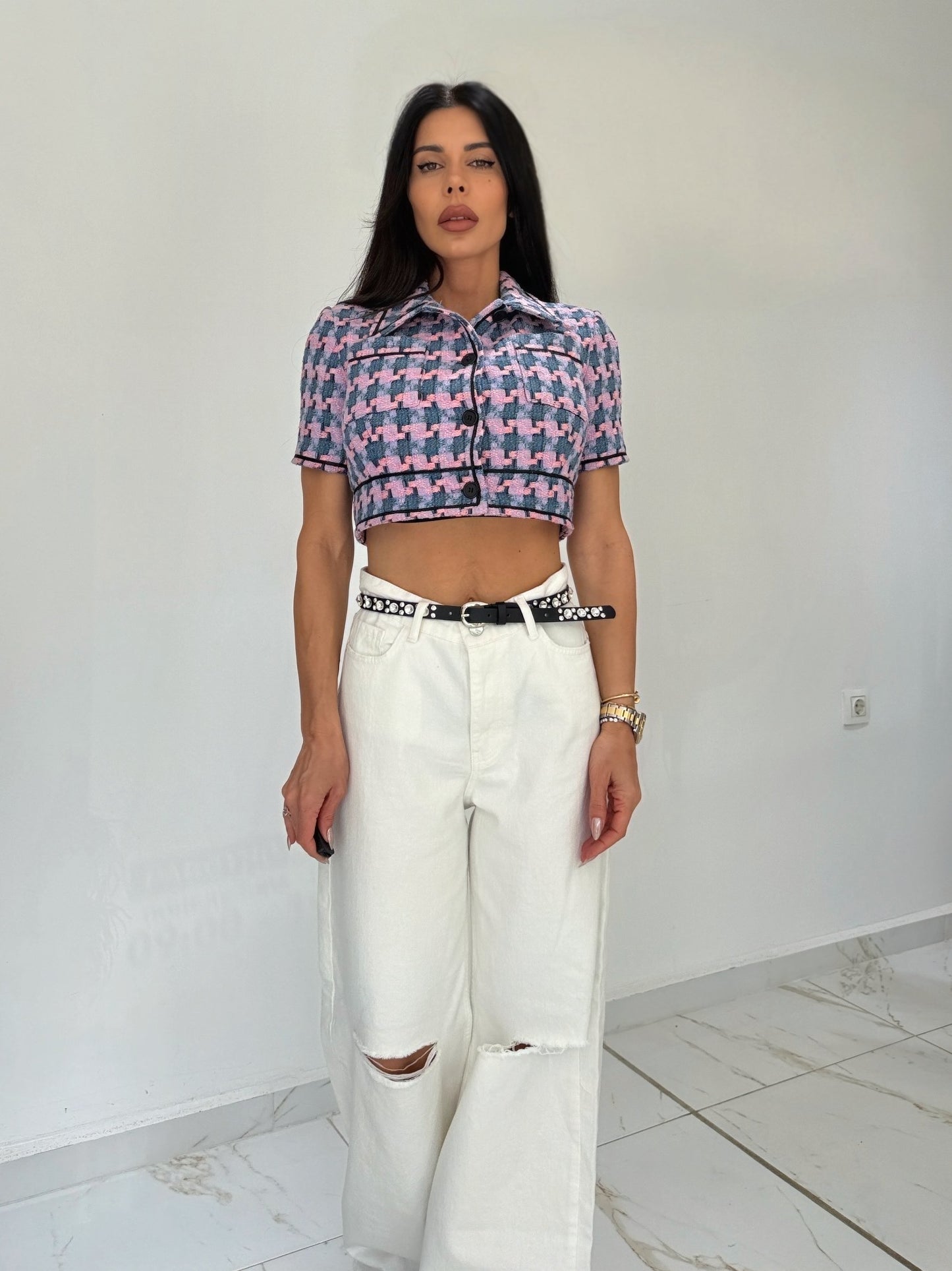 Кроп жакет Paris