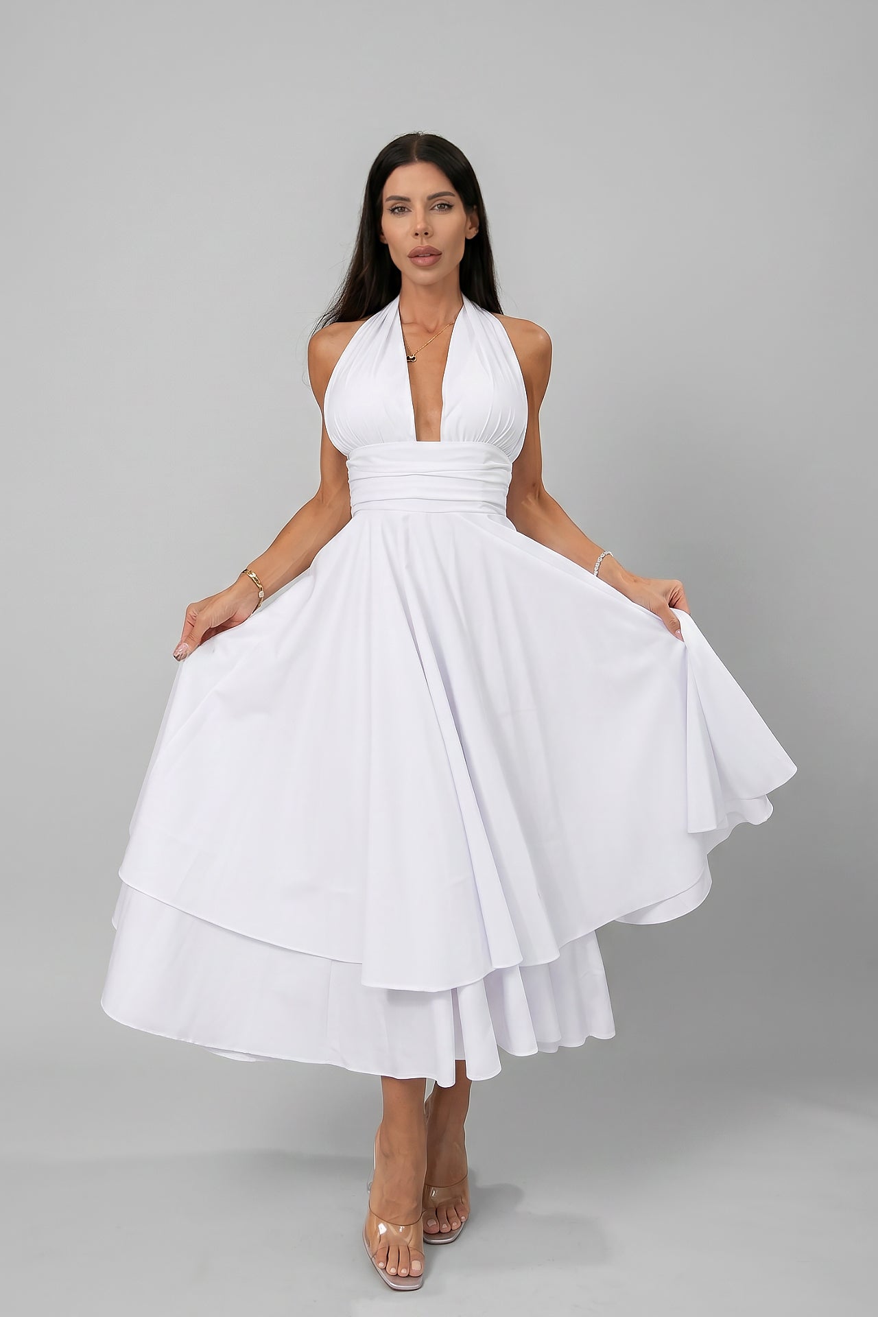 Рокля Queen in white