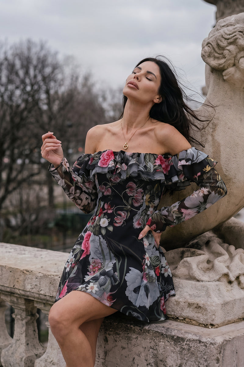 Рокля Gardenia in black