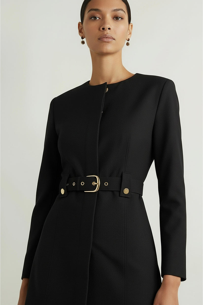 Тренч рокля Jane in black