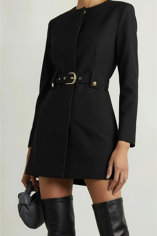 Тренч рокля Jane in black