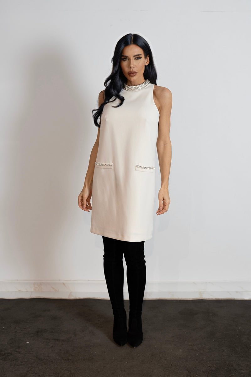 Рокля Ciana in white