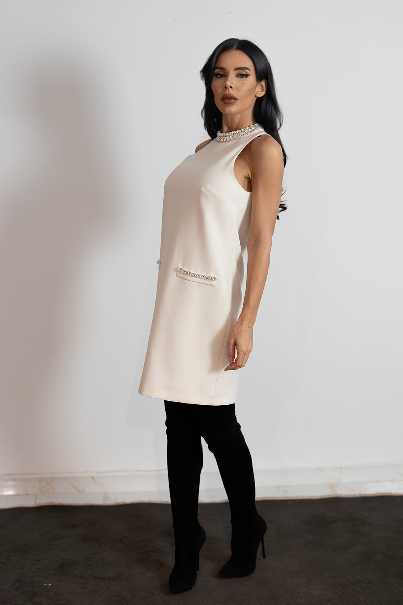 Рокля Ciana in white