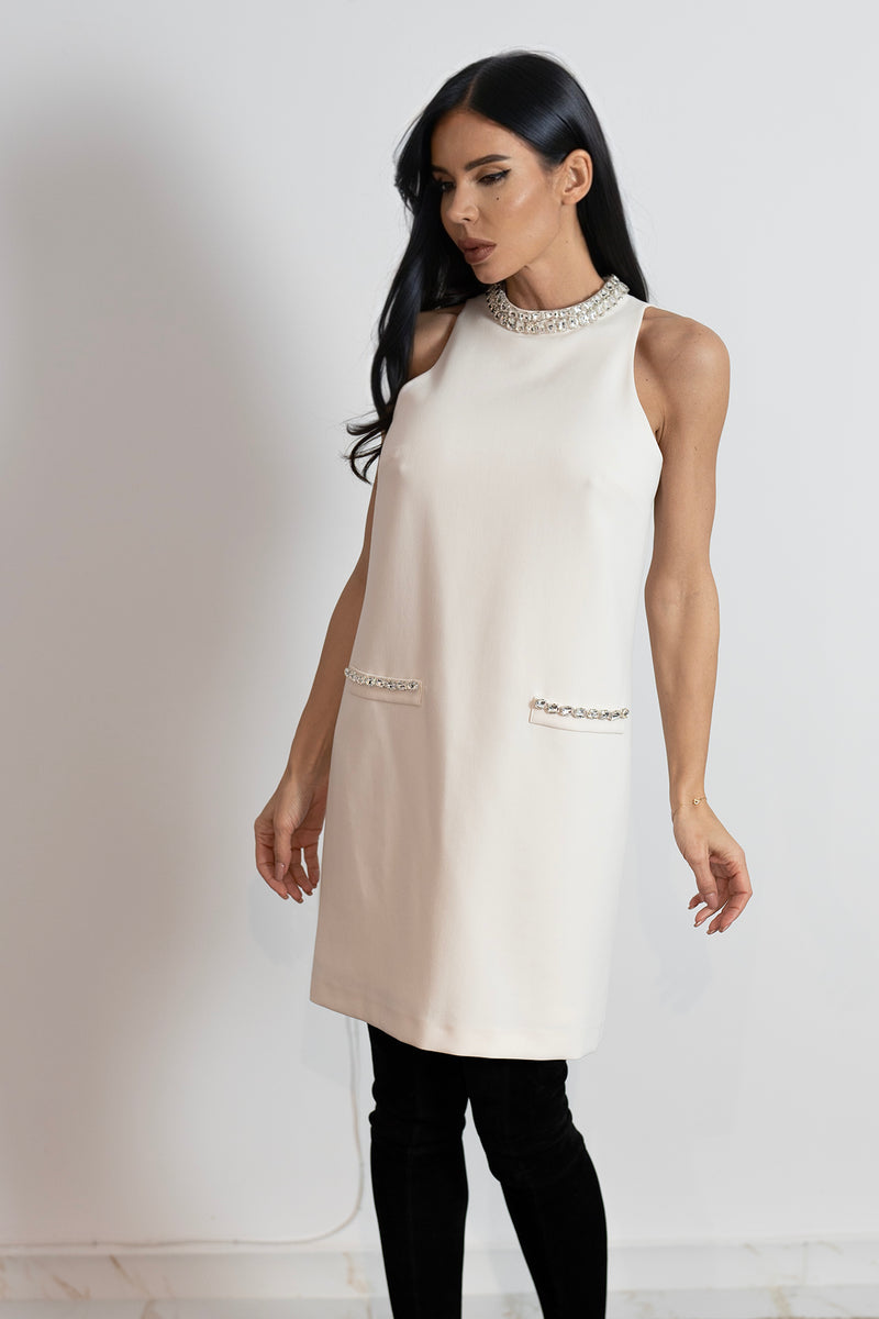 Рокля Ciana in white