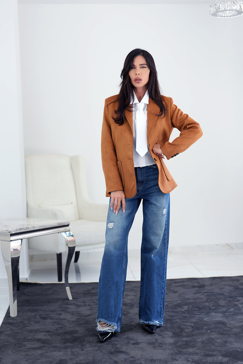 Elouan jacket in toffee