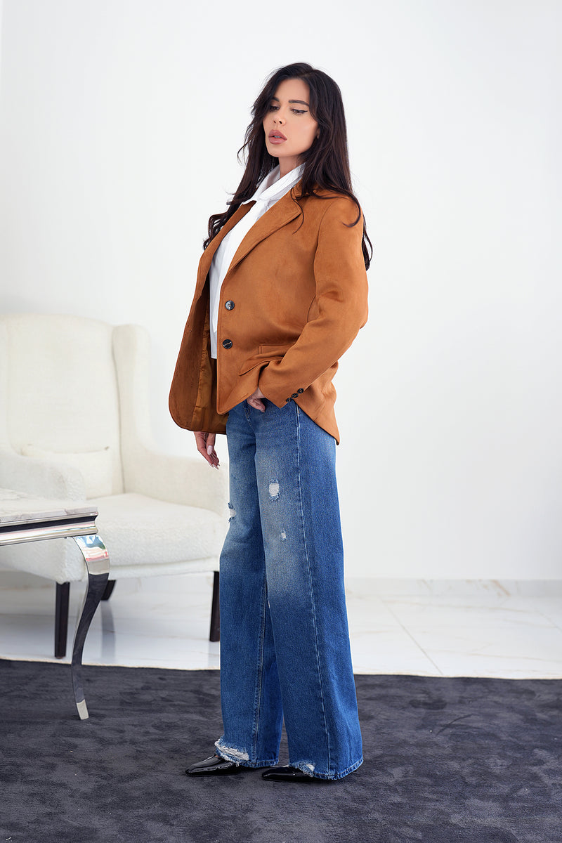 Elouan jacket in toffee