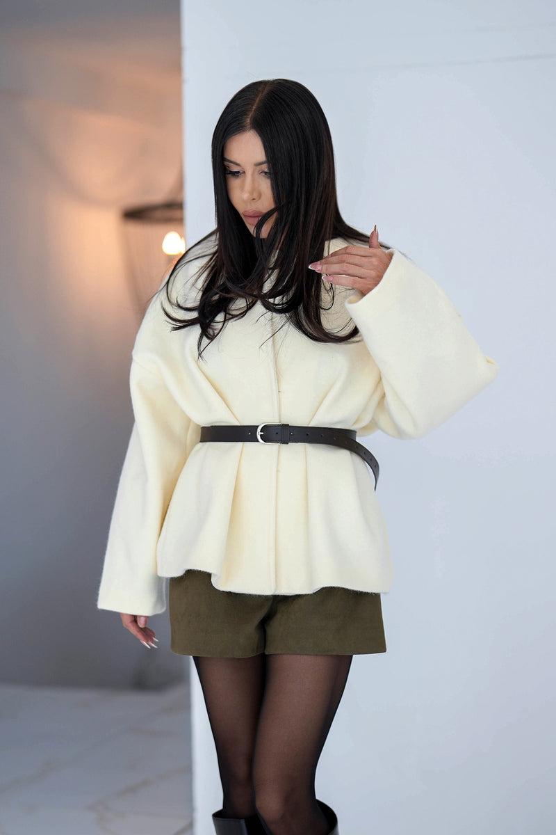 Sofia Olive Shorts