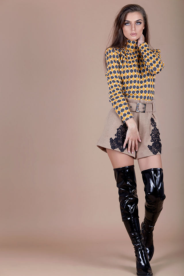 Къси панталони Ermano Beige - REPLICA