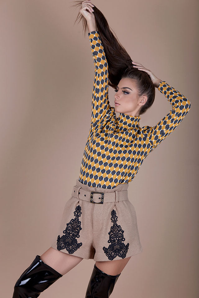 Къси панталони Ermano Beige - REPLICA