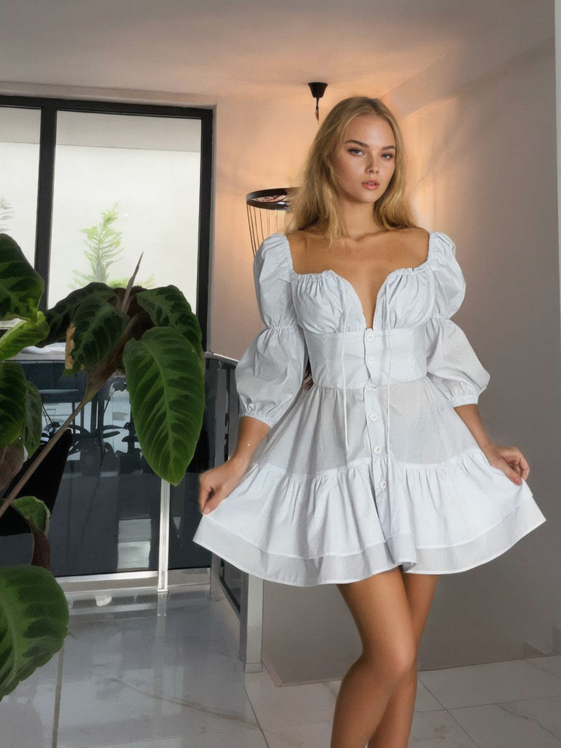 Рокля "Tiffani in vanilla" - REPLICA