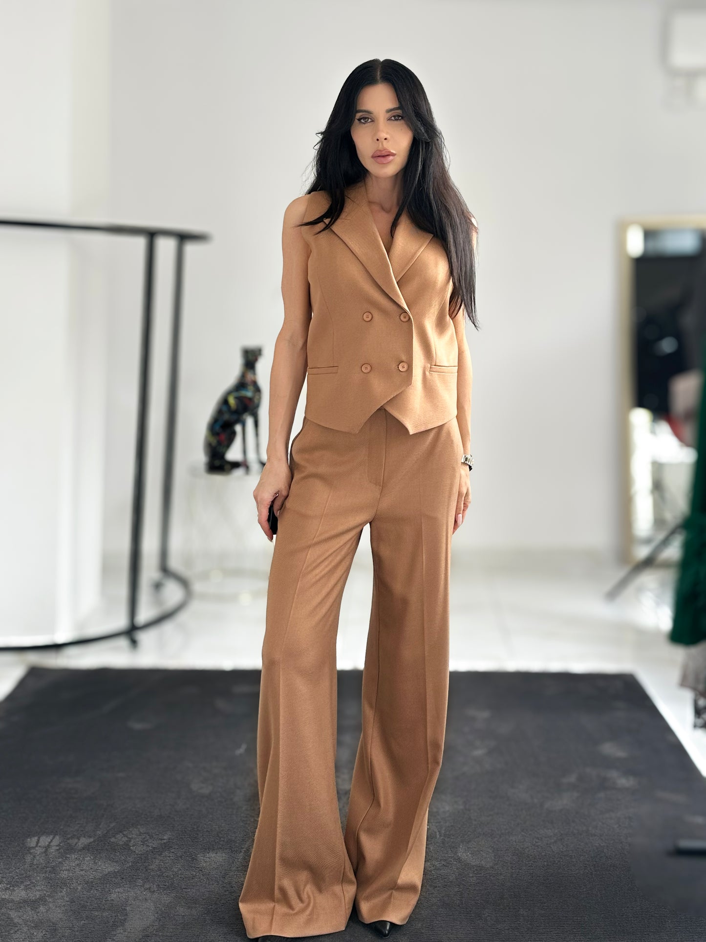 Костюм Dayna in camel