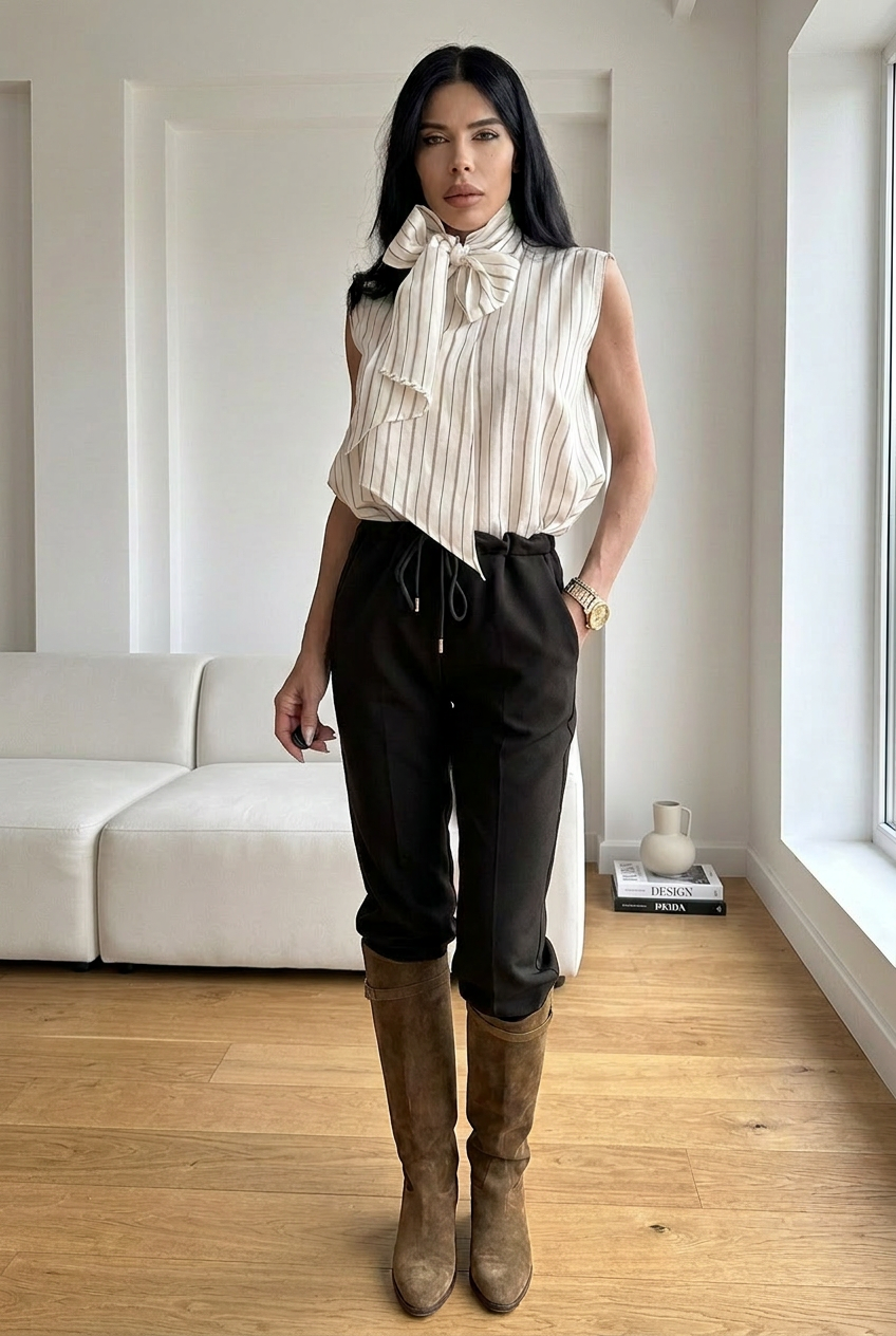 Панталон Ari in chocolate