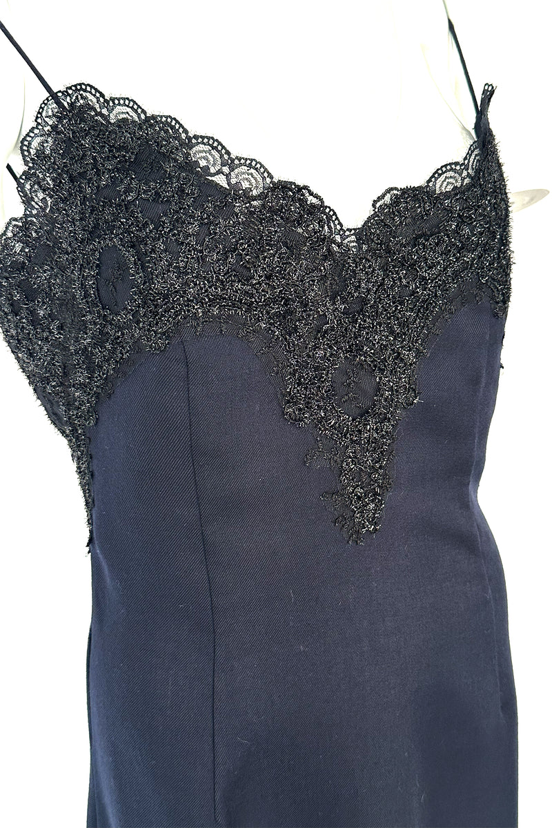 Isabelle dress in midnight blue