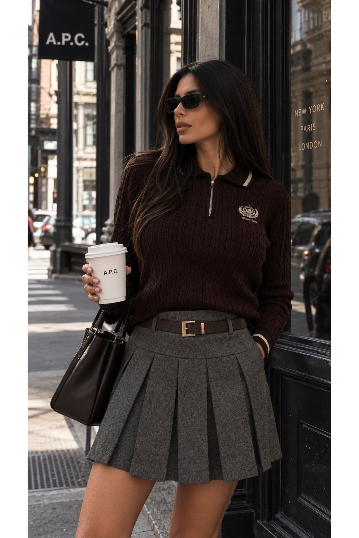 Блуза Alessia in brown