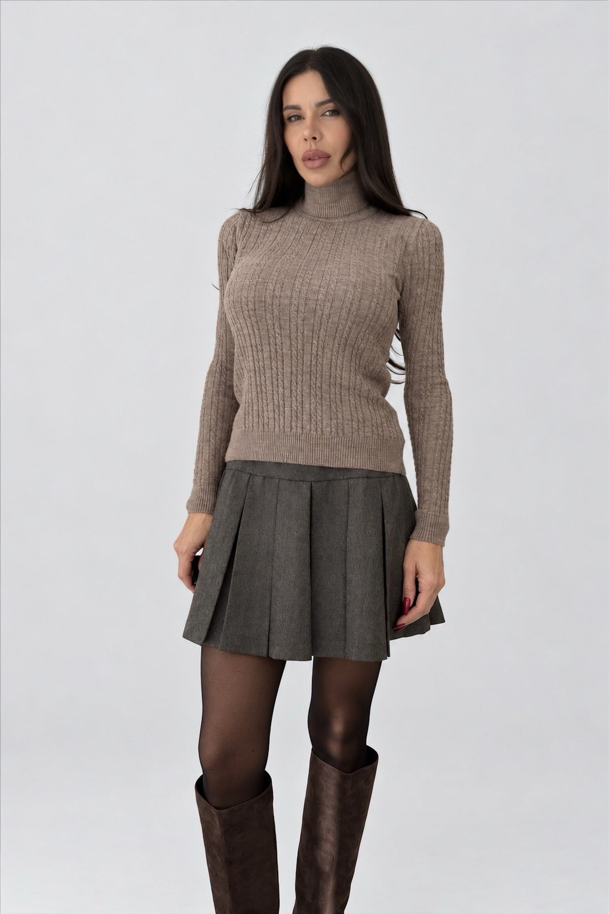 Top Henriette in Beige