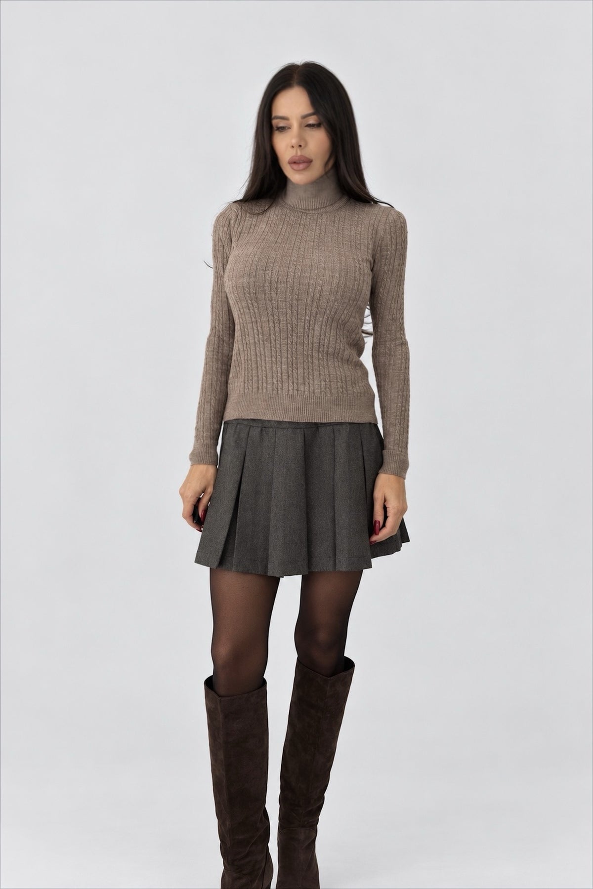 Top Henriette in Beige