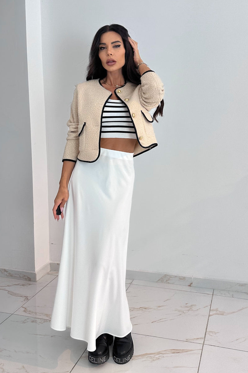 Bria skirt in white