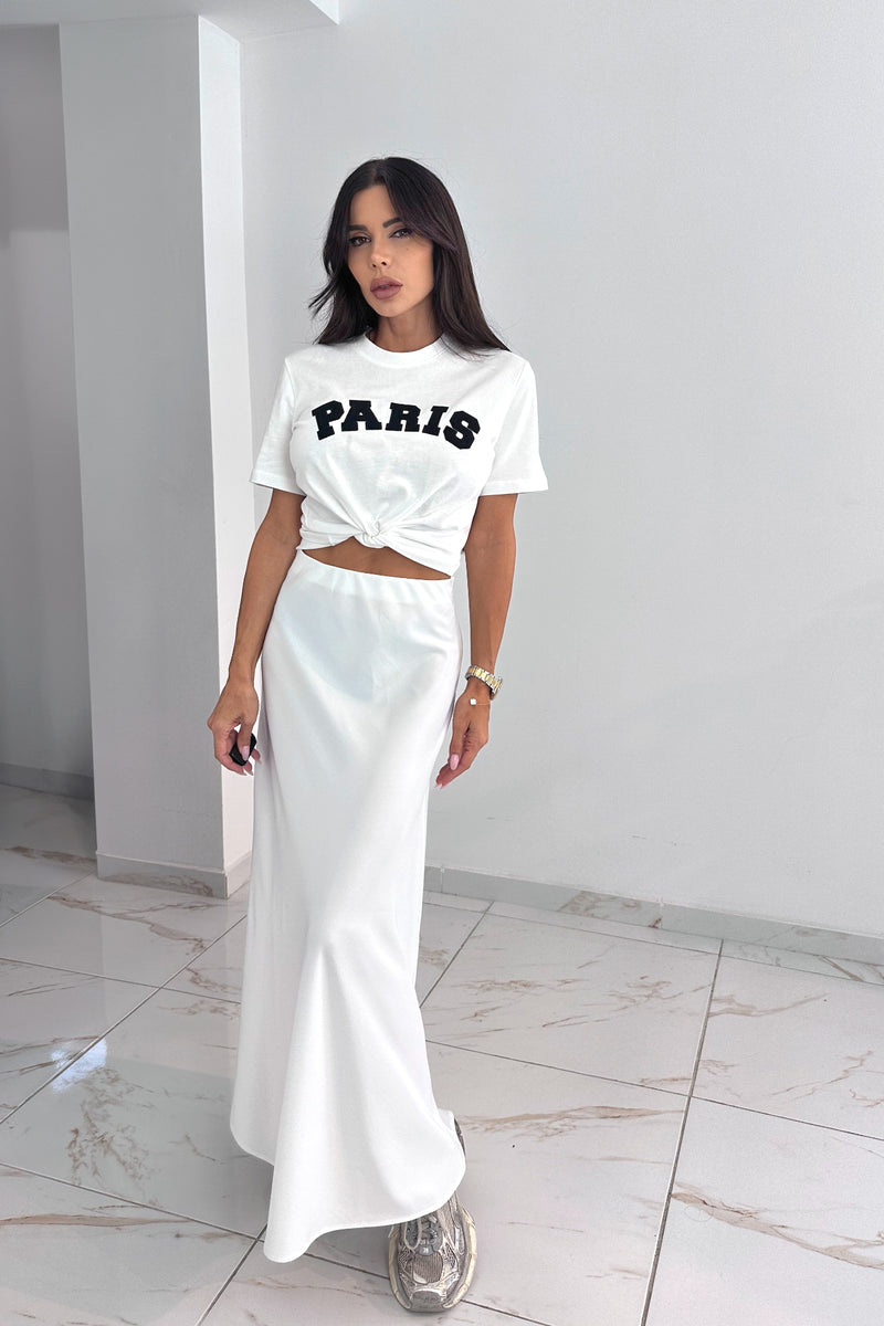 T-shirt Paris in white