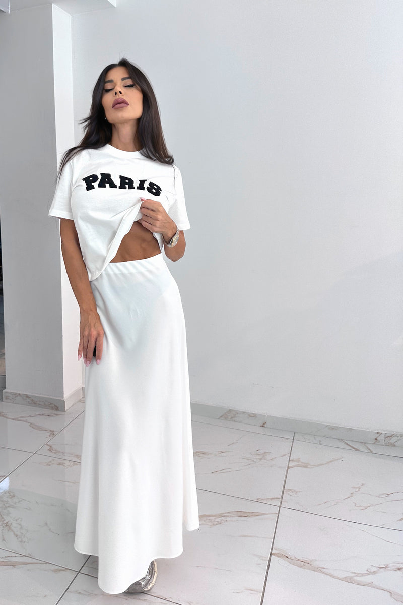 T-shirt Paris in white