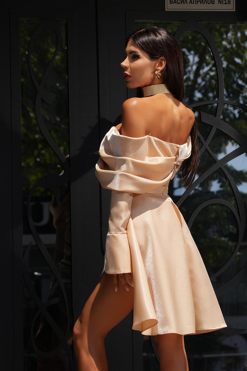 Рокля "Sidney" Gold - REPLICA